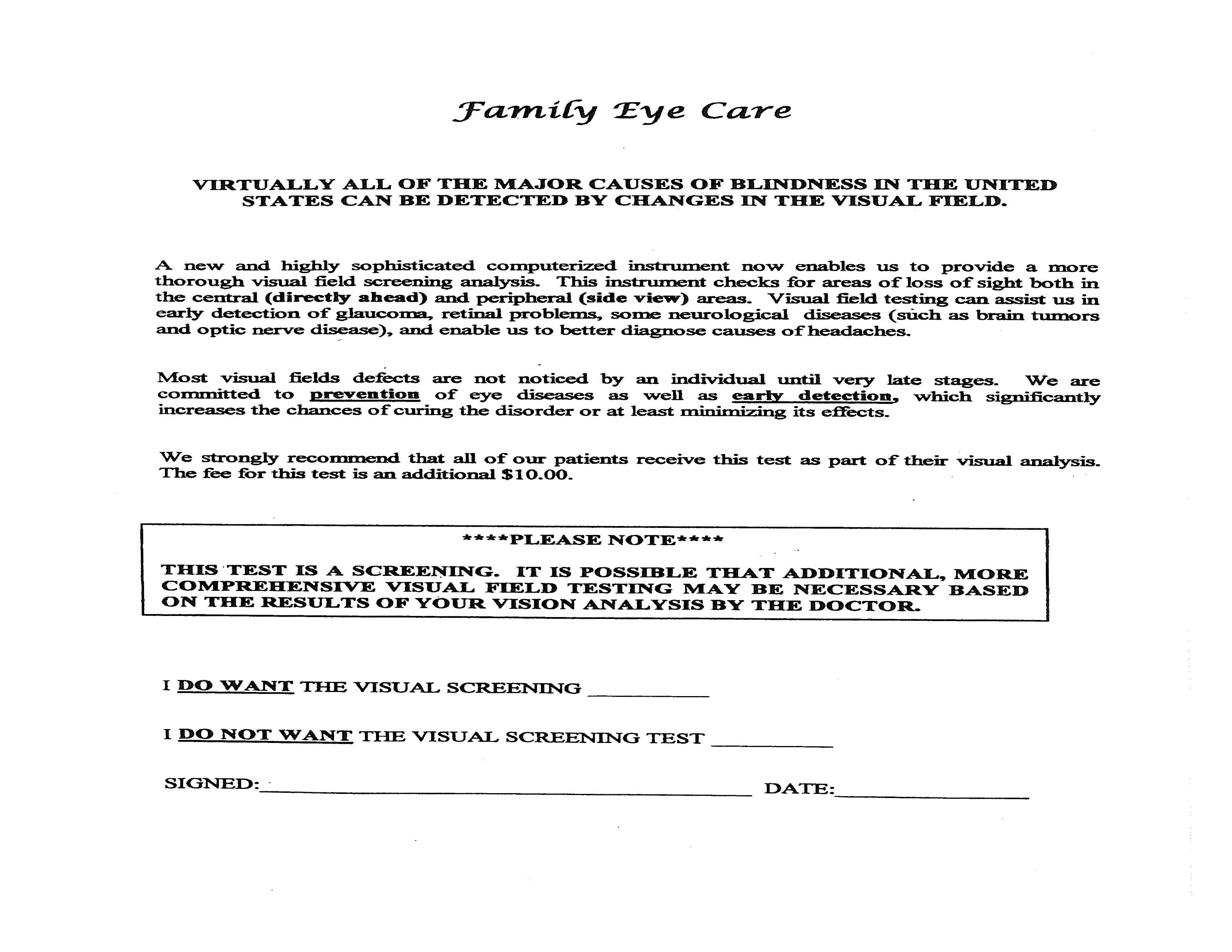 screeningform